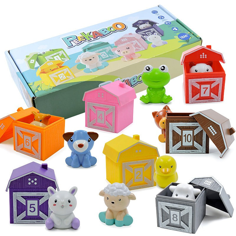 Paired Toy Count Hand Puppet Rainbow Assembly Toys