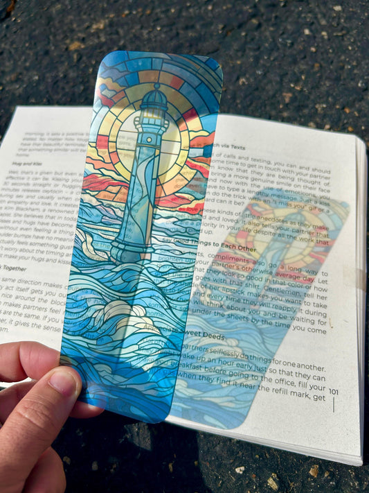 Ocean Lighthouse Bookmark