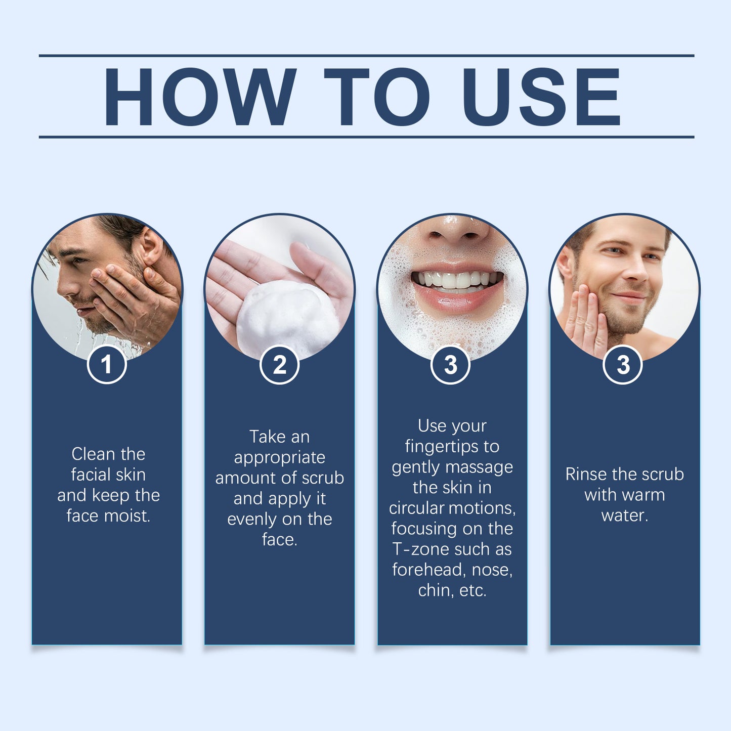 East Moon Men's Oil Control Scrub