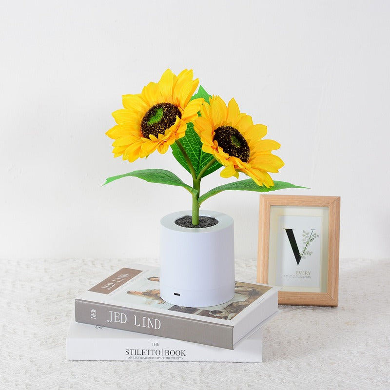 Rechargeable Sunflower LED Simulation Night Light