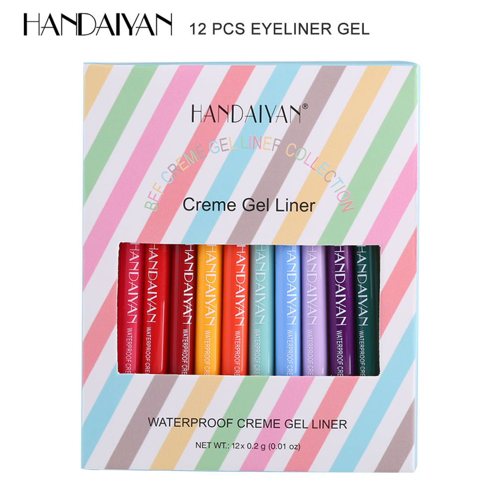 HANDAIYAN 12 Matte Colored Eyeliner Pens