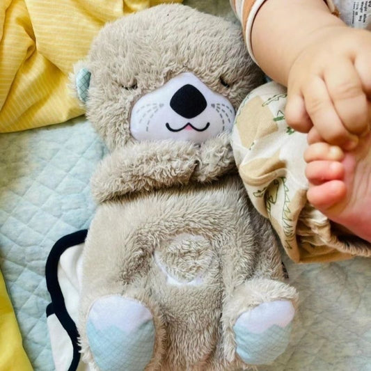 otter breathing toy doll