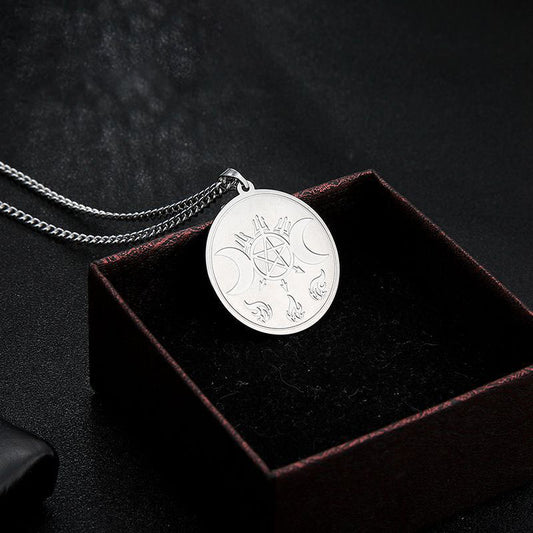 New Ancient Symbol Stainless Steel Necklace