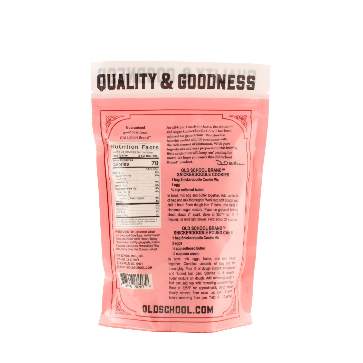Snickerdoodle Cookie Mix | Old School Brand