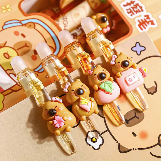 Cute Capy Buddies Erasable Gel Pen 6pcs