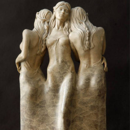 New Three Goddess Sculpture Statue