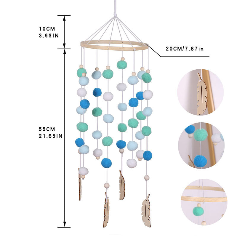 Round Rainbow Ball Wind Chimes