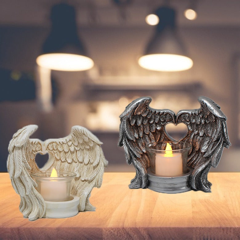 Resin Wing Candlestick