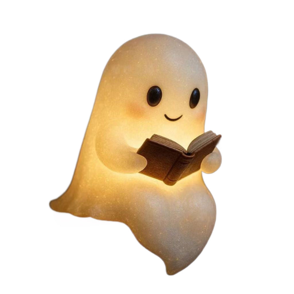 Cute Ghost Reading Book Lamp