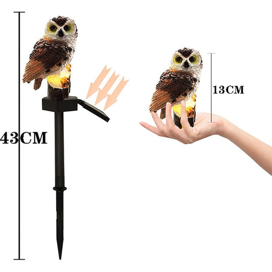 Outdoor decoration of solar simulated animal ground plug-in lights