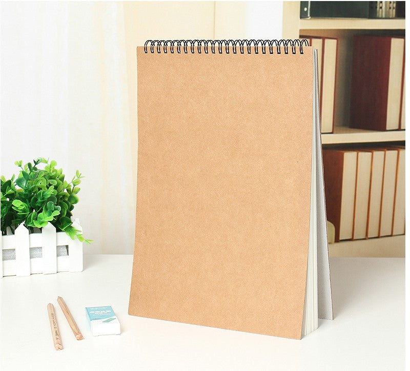 Brief kraft paper sketch book