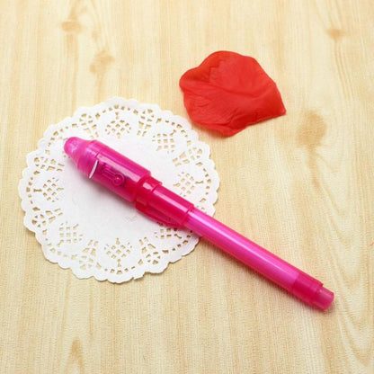 2 in 1 Luminous Light Invisible Ink Pen