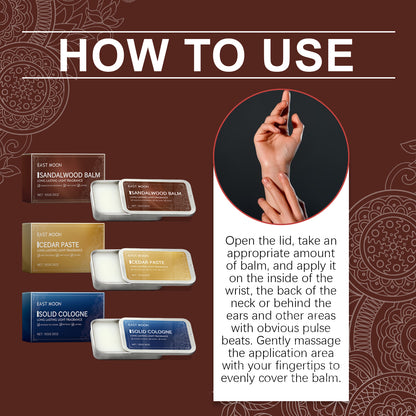 Men's Solid Balm Portable Fragrance