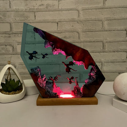 3D Dragon Desk Lamp