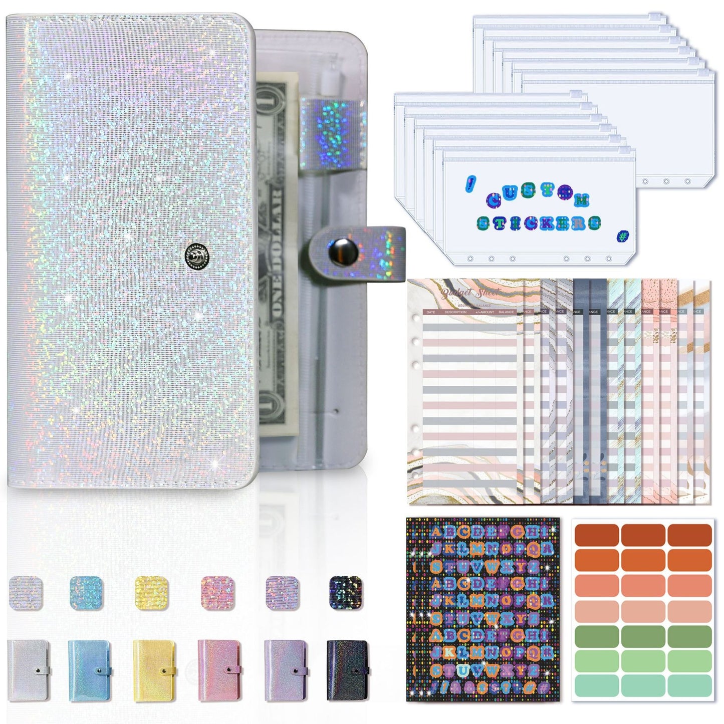 Full of Stars A6 Loose-Leaf Bookkeeping Notebook