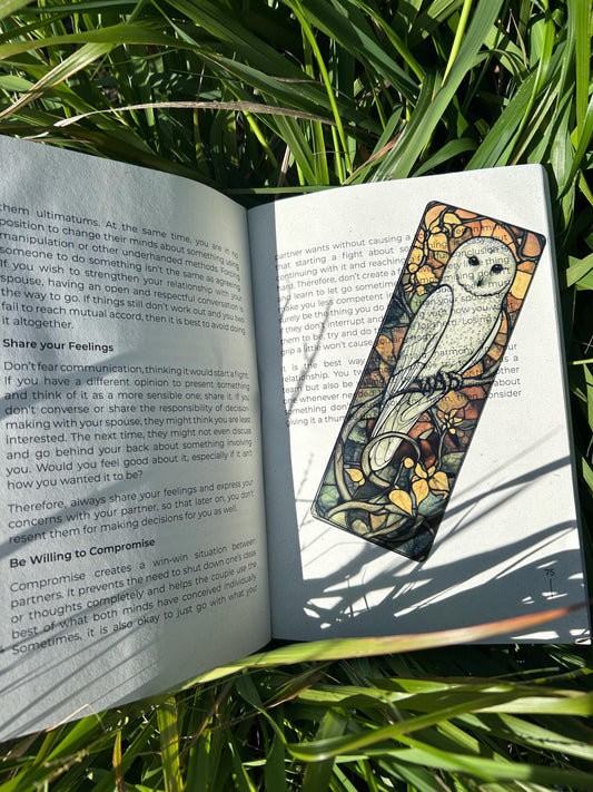 Snowy Owl Bookmark