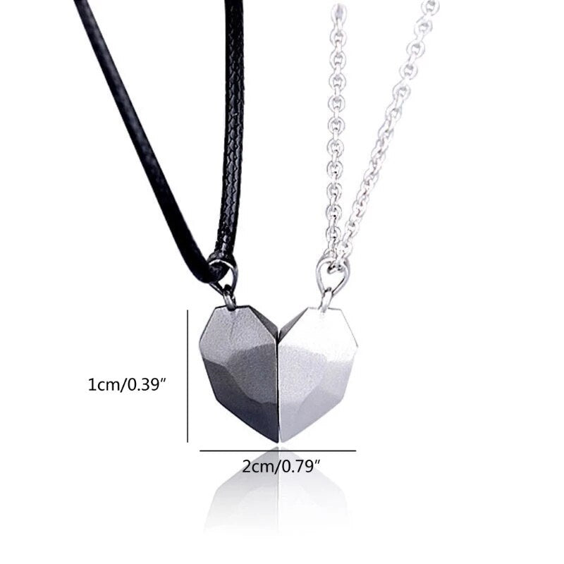 2Pcs Magnetic Couple Necklace