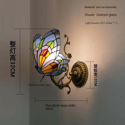 European and American Style Butterfly Corridor Wall Lamp