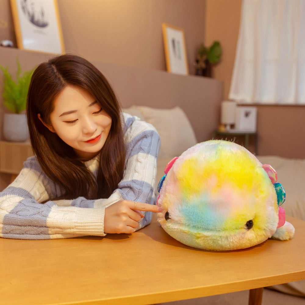 New Cute Rainbow Plush Salamander