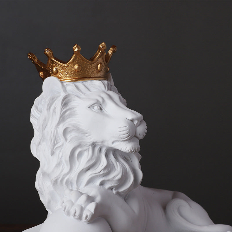 European Style Crown Lion Porch Decorations