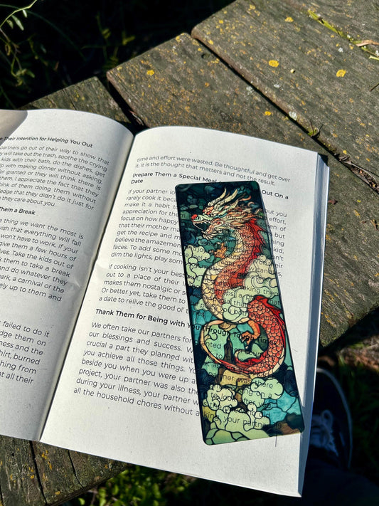 Japanese Traditional Dragon Bookmark
