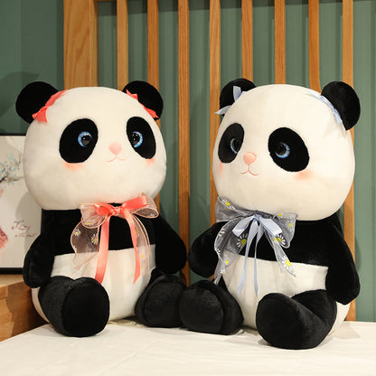 New Cute Plush Rose Knot Panda