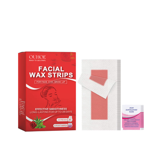 Rose Gentle Facial Wax Strips