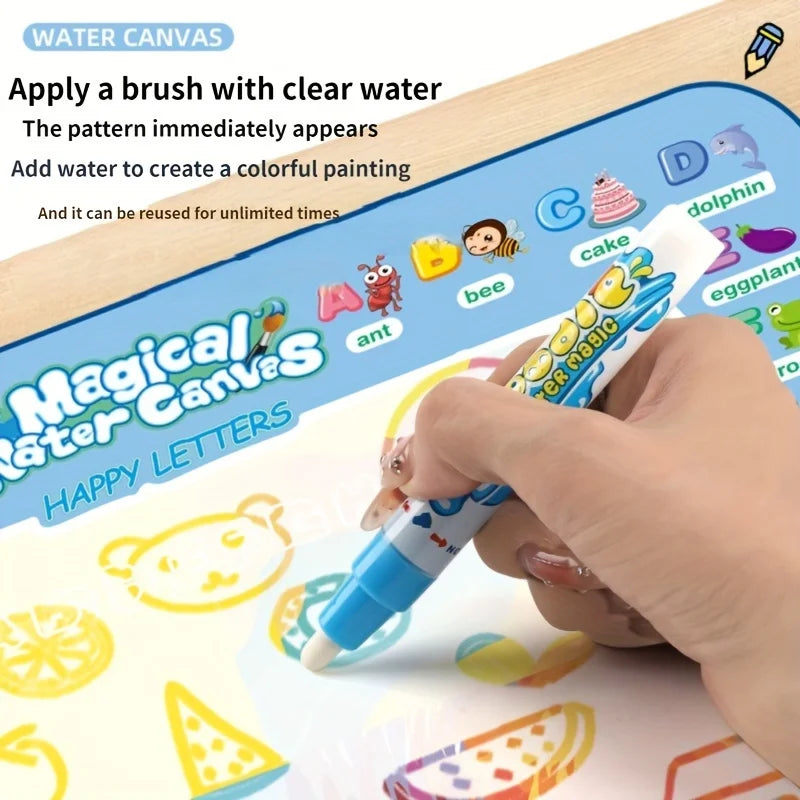 Magical water canvas toy