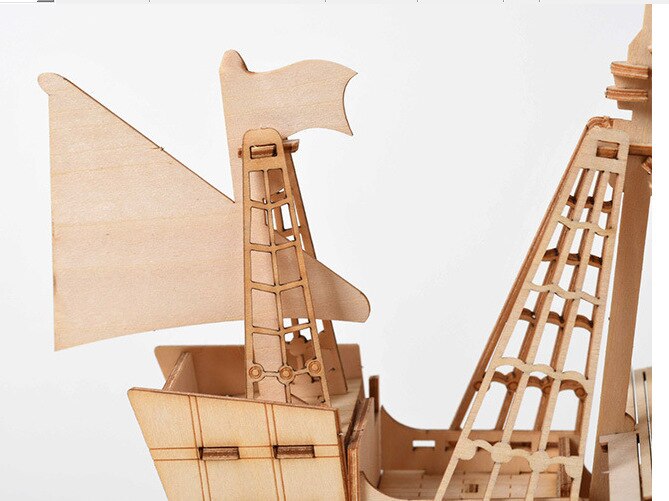 WoodCraft™ 3D Laser‑Cut Model Kit