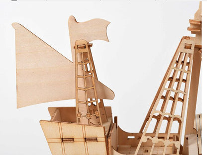 WoodCraft™ 3D Laser‑Cut Model Kit