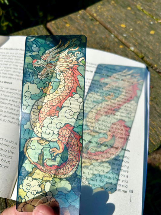 Japanese Traditional Dragon Bookmark