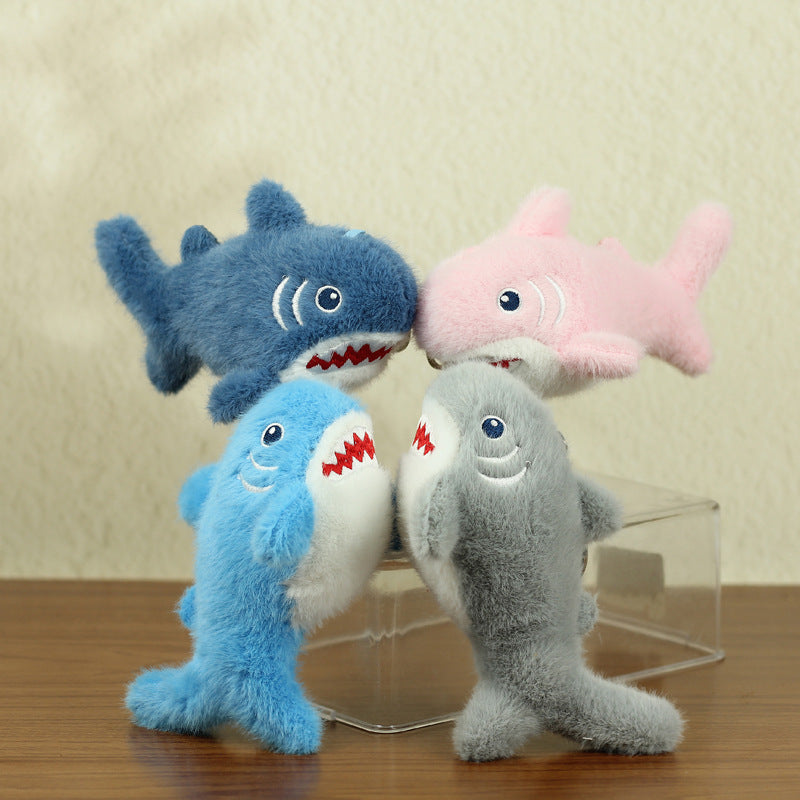 Cartoon Shark Plush Pendant Keychain Doll Pendant