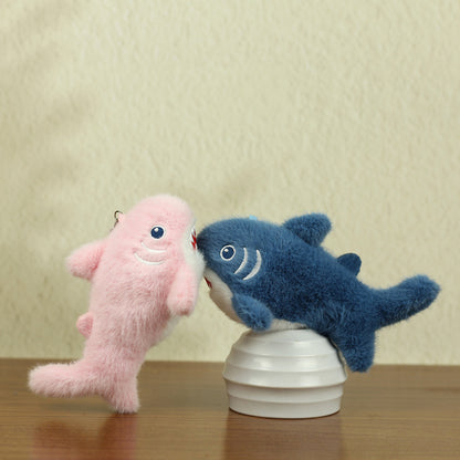 Cartoon Shark Plush Pendant Keychain Doll Pendant