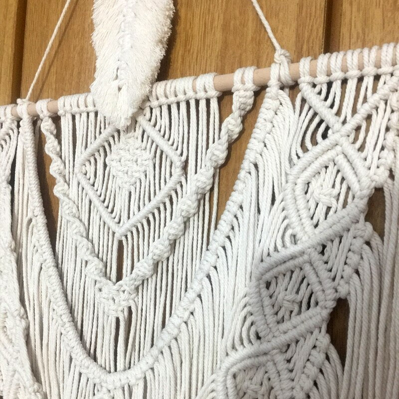 Macrame Wall Hanging Decor Boho Woven
