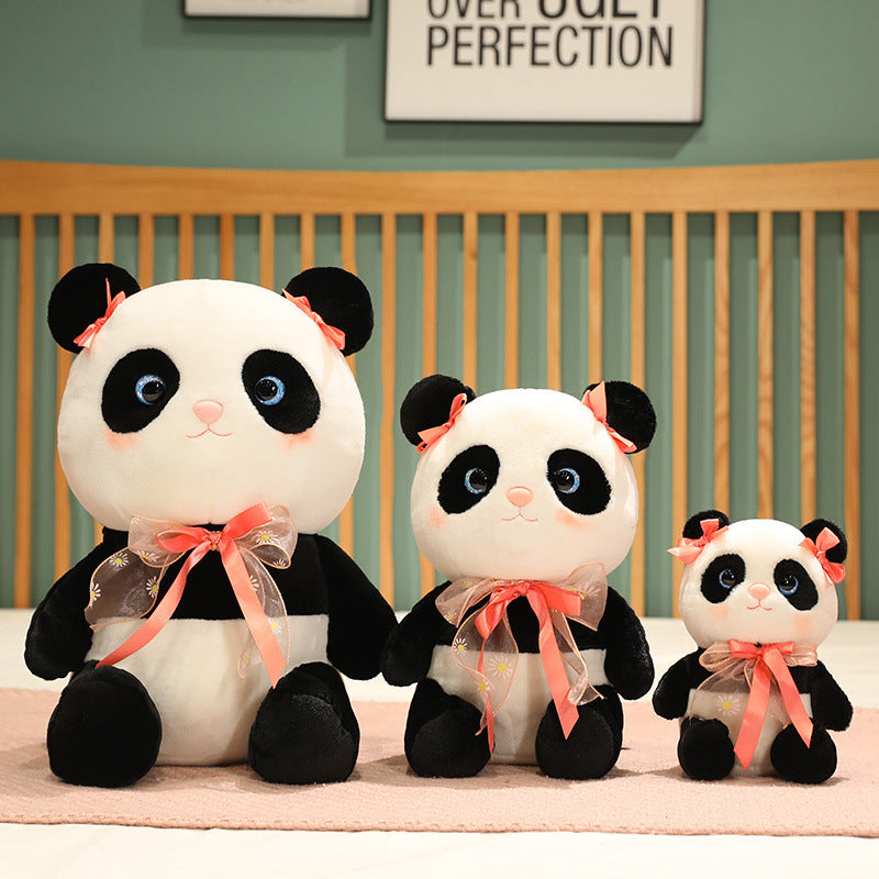New Cute Plush Rose Knot Panda
