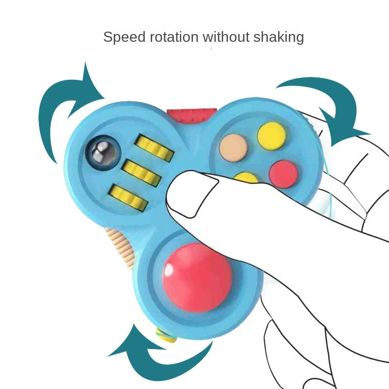 Fidget Pad Stress Relief Handheld Gyroscope