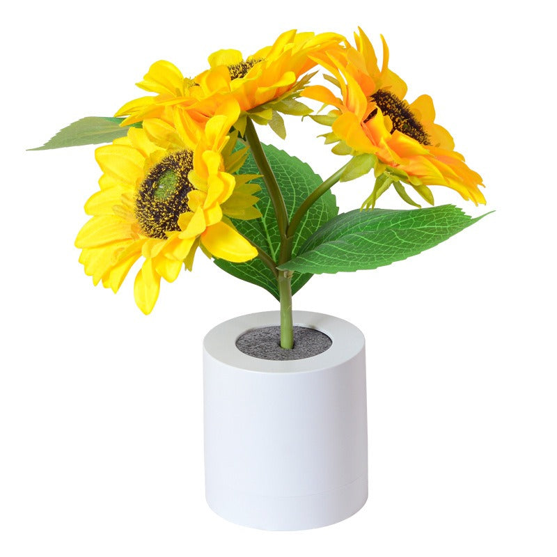 Rechargeable Sunflower LED Simulation Night Light