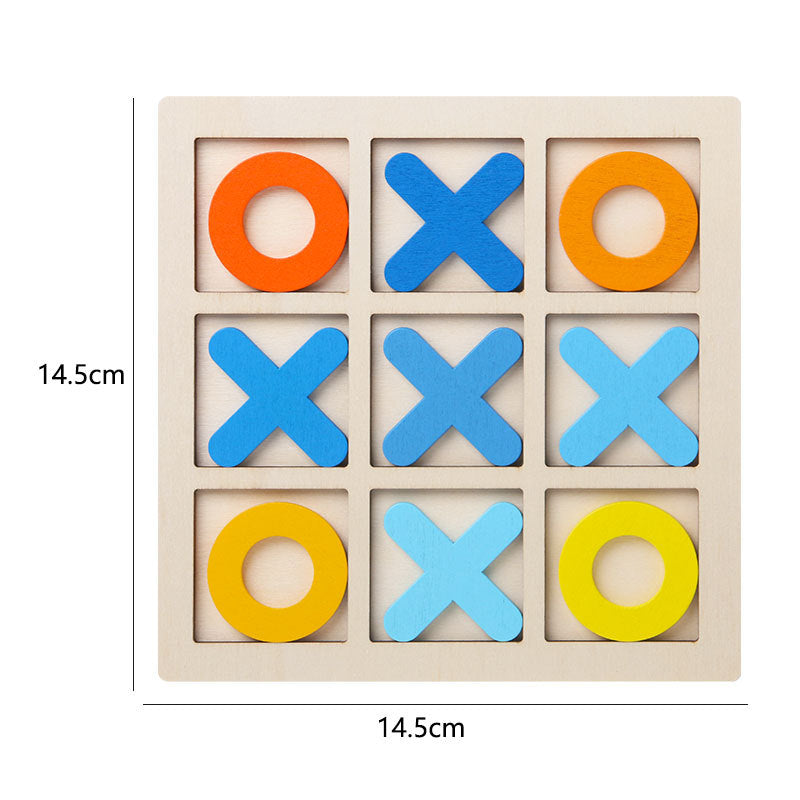 Wooden tic-tac-toe Toy Gift
