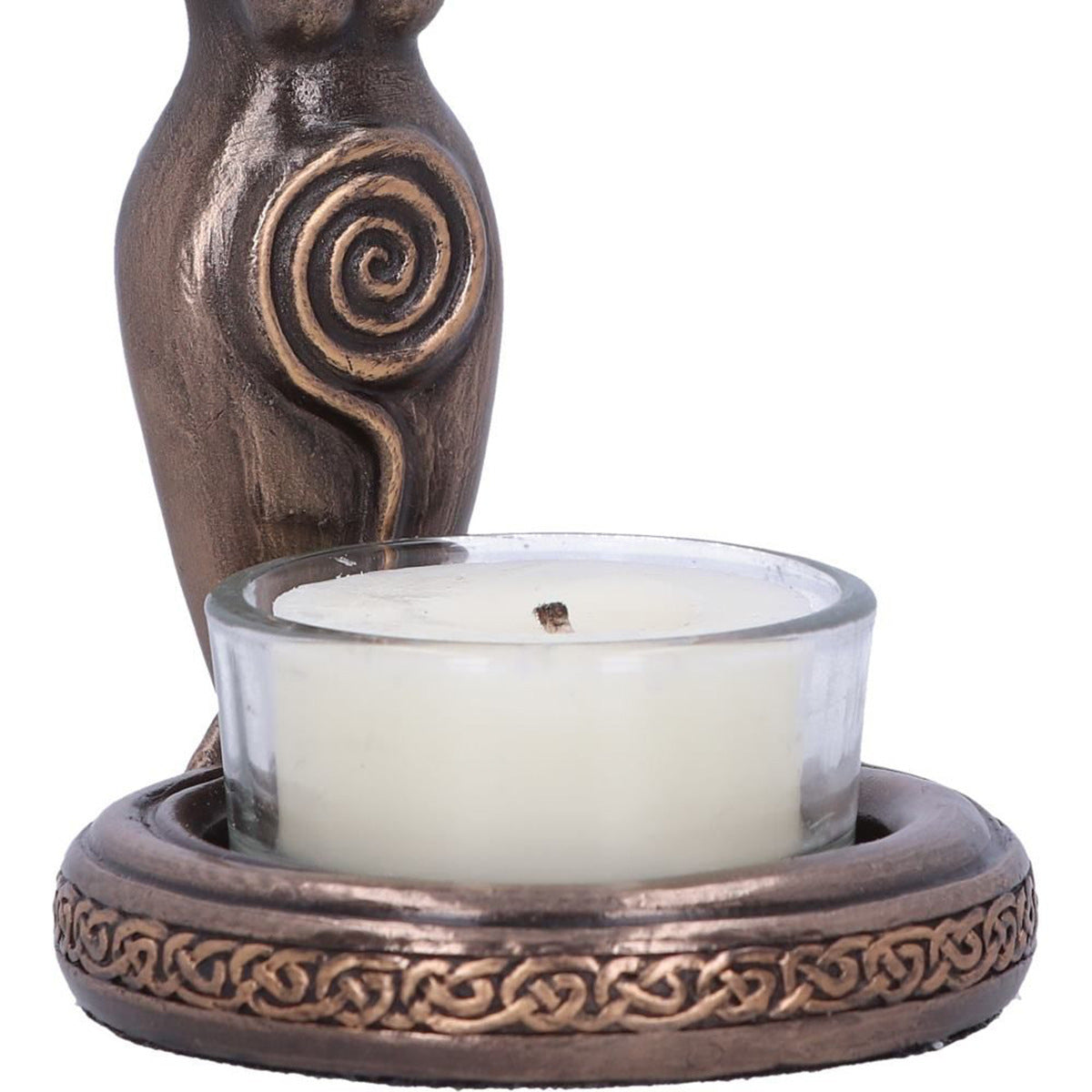 Triple Goddess Tea Light Statue