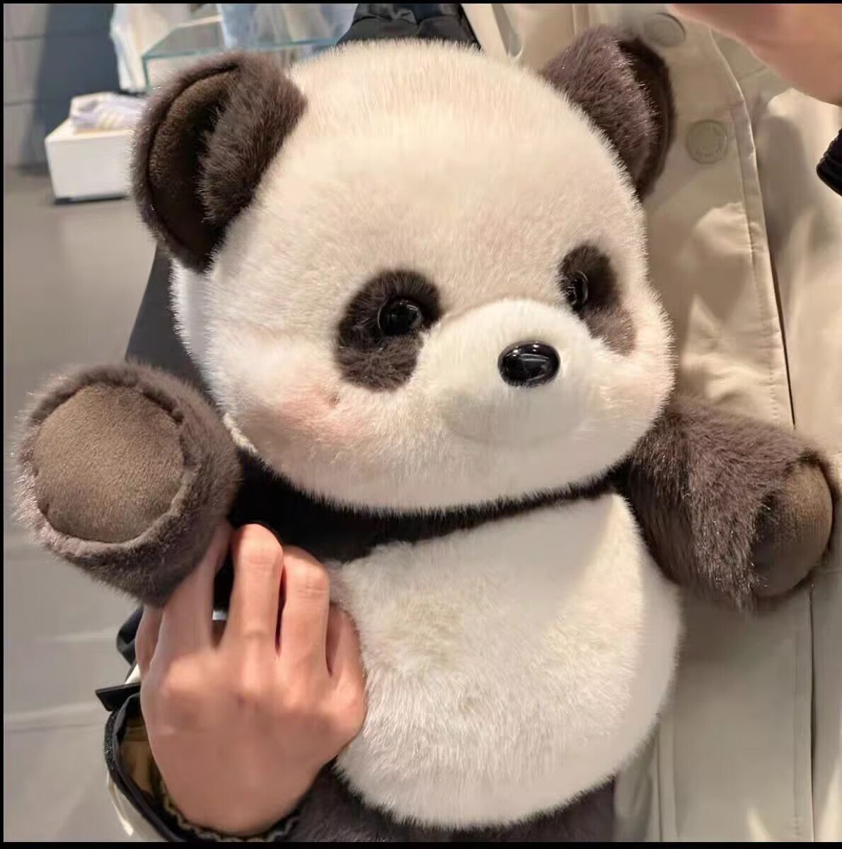 Cute Running Panda Plush Toy