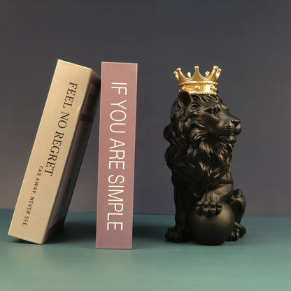 European Style Crown Lion Porch Decorations