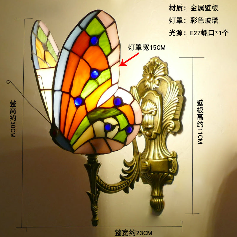 European and American Style Butterfly Corridor Wall Lamp