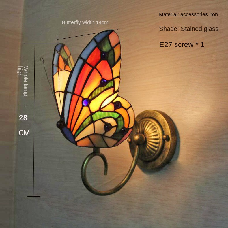 European and American Style Butterfly Corridor Wall Lamp