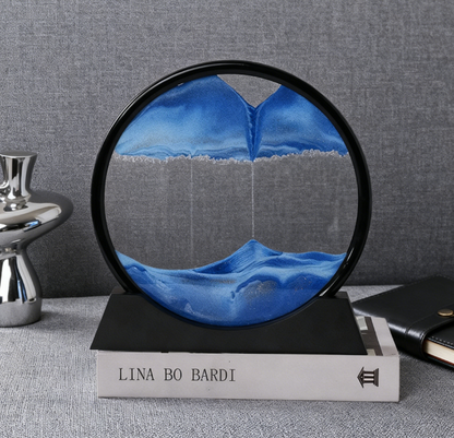 3D quicksand painting decompression art hourglass ornament