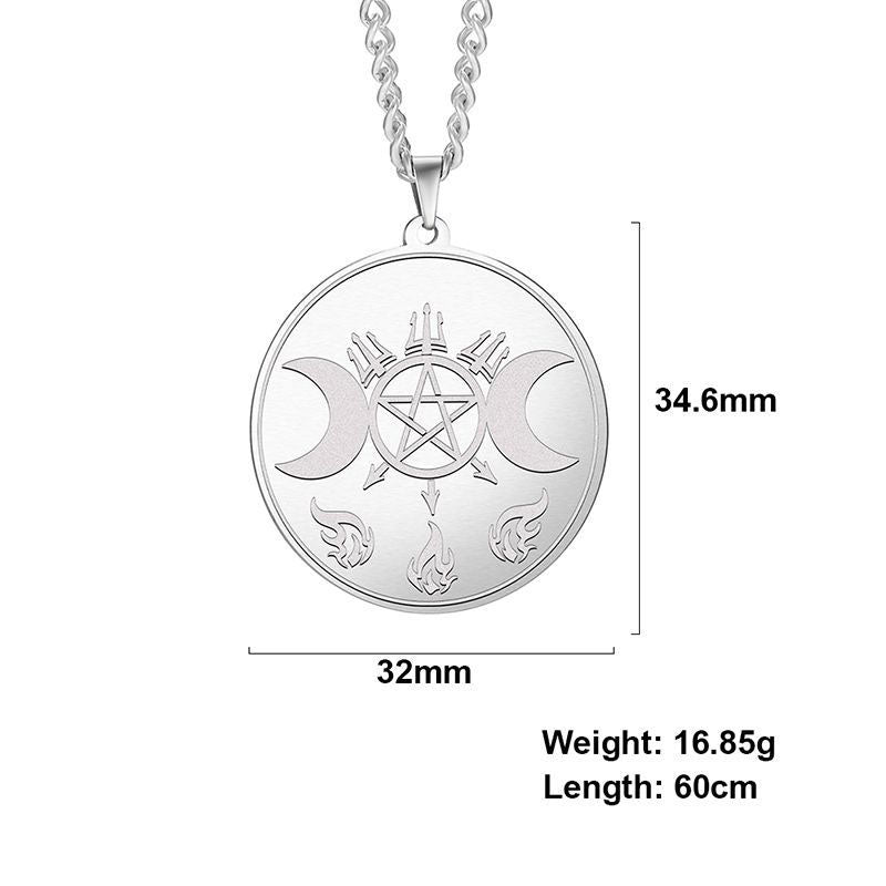 New Ancient Symbol Stainless Steel Necklace