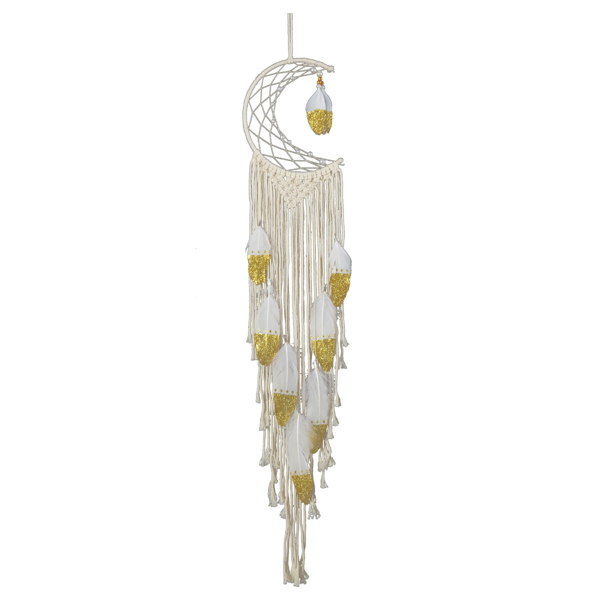 Hand Woven Cotton Thread Tassel Tapestry