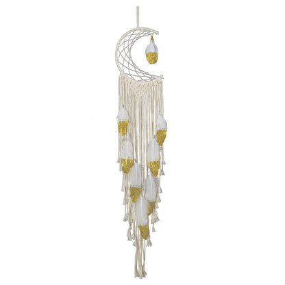 Hand Woven Cotton Thread Tassel Tapestry