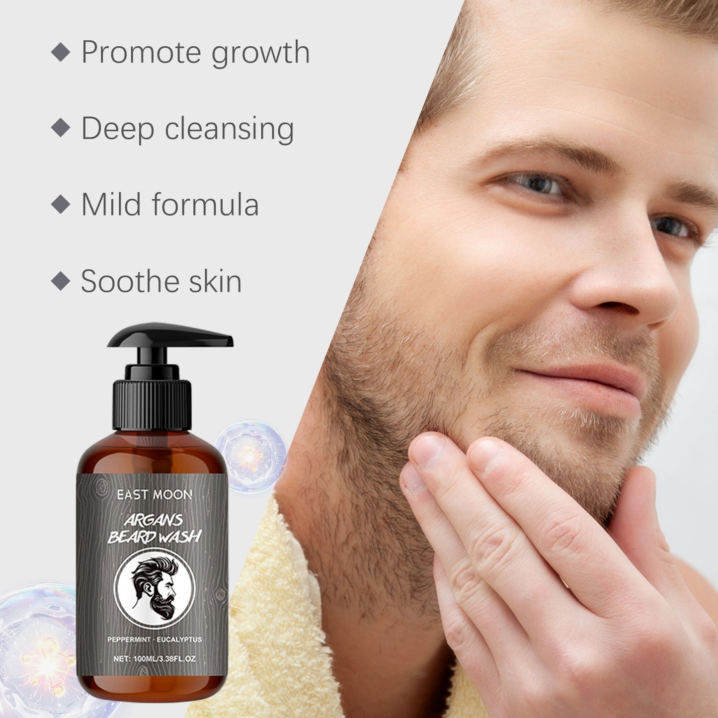 East Moon Facial Hair Shampoo