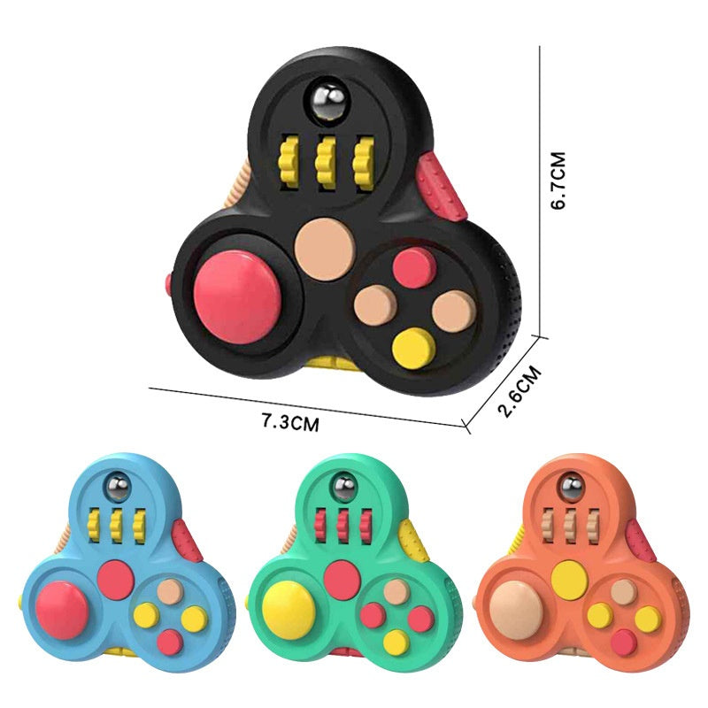 Fidget Pad Stress Relief Handheld Gyroscope