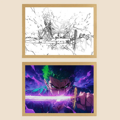 One Piece Creative Photo Frame Night Light